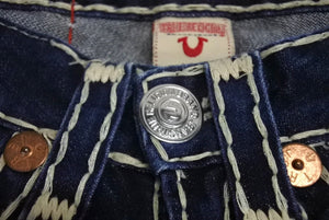 TRUE RELIGION トゥルー レリジョン JOEY SUPER ジョーイスーパー フレアジーンズ サイズ 23 美品 中古 4c071325