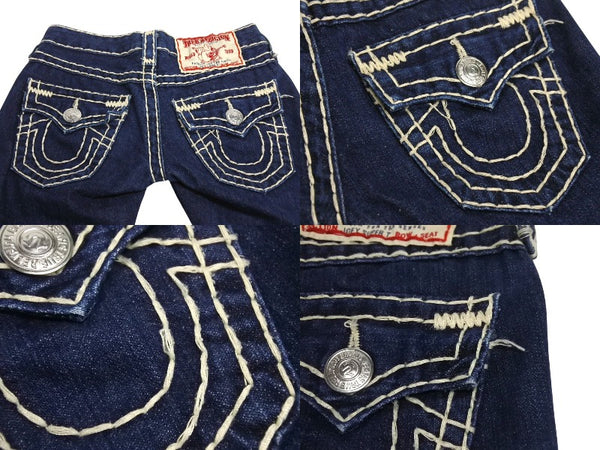 TRUE RELIGION JOEY SUPER Flare Jeans Size 23 Good Condition Used 4c071325