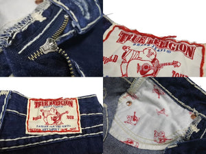 TRUE RELIGION JOEY SUPER Flare Jeans Size 23 Good Condition Used 4c071325
