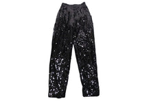 Load image into Gallery viewer, 極美品 ISABEL MARANT ÉTOILE イザベル マラン エトワール ティティアン スパンコール メッシュ テーパードパンツ 中古 4c071334