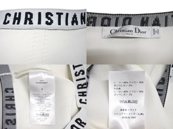 CHRISTIAN DIOR Christian Dior Briefs Stretch Rayon Size S White Good Condition Used 4c071337