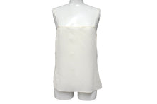 Load image into Gallery viewer, 極備品 CHRISTIAN DIOR クリスチャンディオー SILK TANKTOP シルク タンクトップ サイズ 34 ホワイト 中古 4c071349