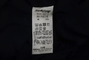 Ron Herman ロンハーマン FILMELANGE フィルメランジェ コットン クルーネック Tシャツ ネイビー 美品 中古 4c071351