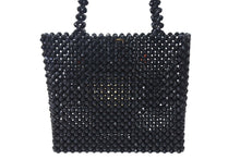 画像をギャラリービューアに読み込む, 極美品 Susan Alexandra スーザン アレクサンドラ Hand bag ハンドバッグ 手形 2020SS ビーズ ブラック オレンジ レッド 中古 4c071353