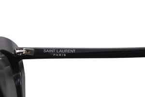 SAINT LAURENT サンローラン ハートレンズ サングラス SL181 LOULOU 001 プラスチック ブラック 54□21-145 美品 中古 4c071360