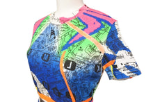 画像をギャラリービューアに読み込む, Christian Dior クリスチャンディオール 半袖Tシャツ 地図 マップ 1H12055026 フランス製 コットン マルチカラー 38 美品 中古 4c071391