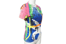 画像をギャラリービューアに読み込む, Christian Dior クリスチャンディオール 半袖Tシャツ 地図 マップ 1H12055026 フランス製 コットン マルチカラー 38 美品 中古 4c071391