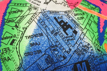 画像をギャラリービューアに読み込む, Christian Dior クリスチャンディオール 半袖Tシャツ 地図 マップ 1H12055026 フランス製 コットン マルチカラー 38 美品 中古 4c071391