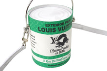 画像をギャラリービューアに読み込む, 極美品 LOUIS VUITTON ルイヴィトン LVペイントカン 2WAYショルダーバッグ M81592 ホワイト グリーン シルバー金具 中古 4c071393