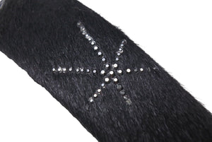 Very good condition Collete Malouf Collete Malouf Headband Hair Accessory Cross Rhinestone Harako Black Used 4c071401