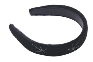 Very good condition Collete Malouf Collete Malouf Headband Hair Accessory Cross Rhinestone Harako Black Used 4c071401