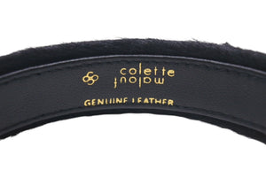 Very good condition Collete Malouf Collete Malouf Headband Hair Accessory Cross Rhinestone Harako Black Used 4c071401