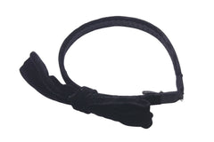 Very good condition Reine Claude Headband Ribbon Hair Accessory Velor Black Used 4c071402