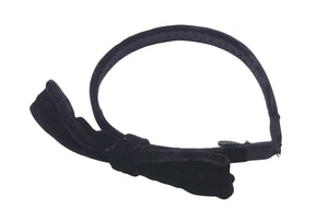 Very good condition Reine Claude Headband Ribbon Hair Accessory Velor Black Used 4c071402