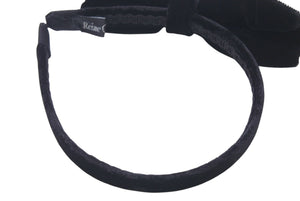 Very good condition Reine Claude Headband Ribbon Hair Accessory Velor Black Used 4c071402