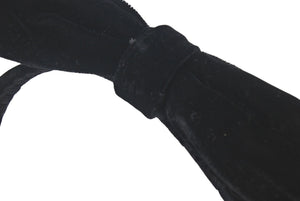 Very good condition Reine Claude Headband Ribbon Hair Accessory Velor Black Used 4c071402