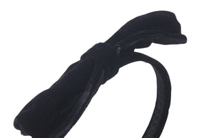 Very good condition Reine Claude Headband Ribbon Hair Accessory Velor Black Used 4c071402