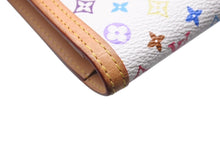 画像をギャラリービューアに読み込む, LOUIS VUITTON ルイヴィトン ポルトトレゾール インターナショナル 長財布 M92659 村上隆 ホワイト マルチカラー PVC 美品 中古 4c071410