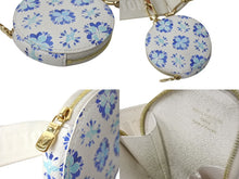 画像をギャラリービューアに読み込む, LOUIS VUITTON ルイヴィトン ショルダーバッグ ミュルティ ポシェット アクセソワール モノグラムタイル 2024-2025AW ホワイト ブルー M25374 良品 中古 4c071412