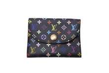 画像をギャラリービューアに読み込む, LOUIS VUITTON ルイヴィトン アンヴェロップ カルト ドゥ ヴィジット カードケース M66558 モノグラム マルチカラー 美品 中古 4c071427