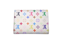 Load image into Gallery viewer, LOUIS VUITTON ルイヴィトン コインケース カードケース CA3099 スペイン製 PVC ホワイト マルチカラー 美品 中古 4c071431