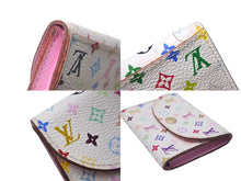 画像をギャラリービューアに読み込む, LOUIS VUITTON ルイヴィトン コインケース カードケース CA3099 スペイン製 PVC ホワイト マルチカラー 美品 中古 4c071431