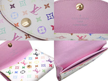 画像をギャラリービューアに読み込む, LOUIS VUITTON ルイヴィトン コインケース カードケース CA3099 スペイン製 PVC ホワイト マルチカラー 美品 中古 4c071431