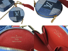 画像をギャラリービューアに読み込む, 極美品 LOUIS VUITTON ルイヴィトン ミュルティポシェット アクセソワール アクセサリーポーチ M44990 デニム モノグラム 中古 4c071432