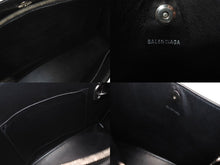 Load image into Gallery viewer, 極美品 BALENCIAGA バレンシアガ ハンドバッグ アワーグラス 619669 ブラック シルバー金具 中古 4c071435