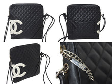 Load image into Gallery viewer, CHANEL シャネル ラージポシェット ショルダーバッグ A25179 8番台 ココマーク ソフトカーフスキン シルバー金具 美品 中古 4c071442