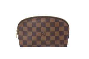 極美品 LOUIS VUITTON ルイ ヴィトン ポシェット ダミ キャンバス/レザー エベヌ レディース N47516 中古 4c071445