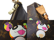 Load image into Gallery viewer, LOUIS VUITTON ルイヴィトン ポシェット アクセソワール パンダ M51981 モノグラム アクセポ ハンドバッグ 村上隆 美品 中古 4c071453