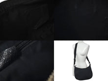 Load image into Gallery viewer, GUCCI グッチ GG柄 ハンドバック ショルダーバッグ 122790 キャンバス レザー ブラック シルバー金具 美品 中古 4c071459