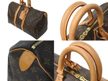 Load image into Gallery viewer, LOUIS VUITTON ルイヴィトン モノグラム キーポル45 ボストンバッグ M41428 ブラウン ゴールド金具 美品 中古 4c071467