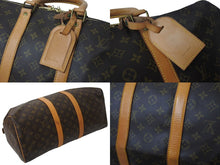 Load image into Gallery viewer, LOUIS VUITTON ルイヴィトン モノグラム キーポル45 ボストンバッグ M41428 ブラウン ゴールド金具 美品 中古 4c071467