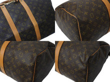 Load image into Gallery viewer, LOUIS VUITTON ルイヴィトン モノグラム キーポル45 ボストンバッグ M41428 ブラウン ゴールド金具 美品 中古 4c071467