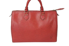 画像をギャラリービューアに読み込む, LOUIS VUITTON ルイヴィトン スピーディ30 ハンドバッグ M43007 エピ レザー レッド ゴールド金具 良品 中古 4c071470