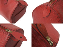 画像をギャラリービューアに読み込む, LOUIS VUITTON ルイヴィトン スピーディ30 ハンドバッグ M43007 エピ レザー レッド ゴールド金具 良品 中古 4c071470
