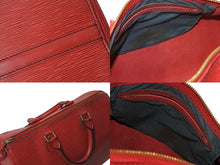 画像をギャラリービューアに読み込む, LOUIS VUITTON ルイヴィトン スピーディ30 ハンドバッグ M43007 エピ レザー レッド ゴールド金具 良品 中古 4c071470