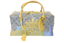 画像をギャラリービューアに読み込む, LOUIS VUITTON ルイヴィトン ウィークエンダーPM ハンドバッグ M95733 モノグラム パルプ イエロー 美品 中古 4c071472