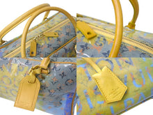 画像をギャラリービューアに読み込む, LOUIS VUITTON ルイヴィトン ウィークエンダーPM ハンドバッグ M95733 モノグラム パルプ イエロー 美品 中古 4c071472