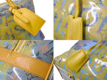 画像をギャラリービューアに読み込む, LOUIS VUITTON ルイヴィトン ウィークエンダーPM ハンドバッグ M95733 モノグラム パルプ イエロー 美品 中古 4c071472