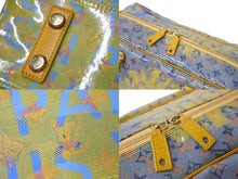画像をギャラリービューアに読み込む, LOUIS VUITTON ルイヴィトン ウィークエンダーPM ハンドバッグ M95733 モノグラム パルプ イエロー 美品 中古 4c071472