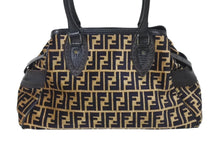 Load image into Gallery viewer, FENDI フェンディ ハンドバッグ ズッカ柄 総柄 ブラウン トートバッグ キャンバス レザー WS5870 美品 中古 4c071475