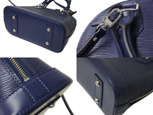 Load image into Gallery viewer, 極美品 LOUISVUITTON ルイヴィトン アルマBB 2WAYバッグ ハンドバッグ ショルダーバッグ M40862 IC エピレザー ネイビー 中古 4c071478