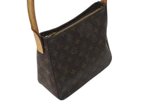 画像をギャラリービューアに読み込む, LOUIS VUITTON ルイヴィトン ルーピングMM ハンドバッグ M51146 モノグラム ゴールド金具 ブラウン 美品 中古 4c071491
