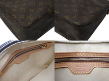 画像をギャラリービューアに読み込む, LOUIS VUITTON ルイヴィトン ルーピングMM ハンドバッグ M51146 モノグラム ゴールド金具 ブラウン 美品 中古 4c071491