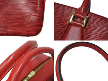 Load image into Gallery viewer, 極美品 LOUIS VUITTON ルイヴィトン サブロン ハンドバッグ M52047 カスティリアンレッド エピレザー ゴールド金具 中古 4c071498