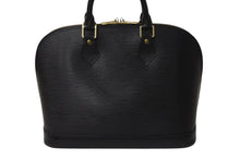 画像をギャラリービューアに読み込む, LOUIS VUITTON ルイヴィトン エピ アルマ PM ハンドバッグ M52142 エピレザー ブラック ゴールド金具 美品 中古 4c071499
