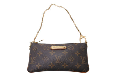 LOUIS VUITTON ルイヴィトン ポシェットミラMM モノグラム ハンドバッグ M60094 ポーチ 廃盤品 ブラウン 美品 中古 4c071504